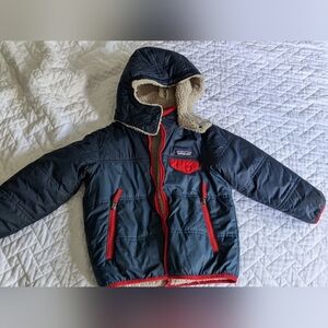 Patagonia reversible tribbles jacket boy 4t